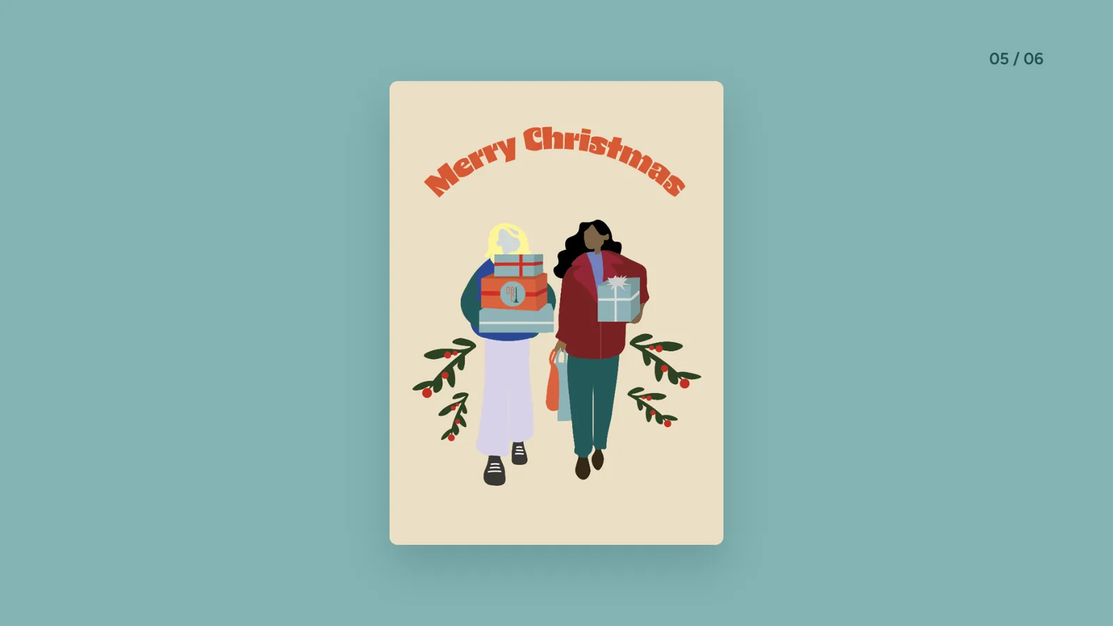 Kerstkaarten — Merry Christmas