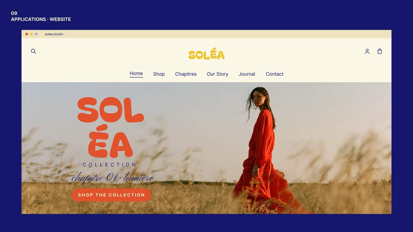 SOLÉA — Website